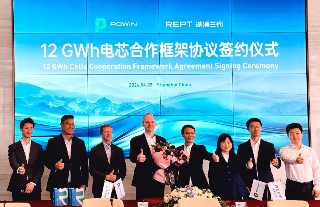問頂再加碼，AG尊龙凯时與POWIN簽署12GWh電芯合作框架協議 